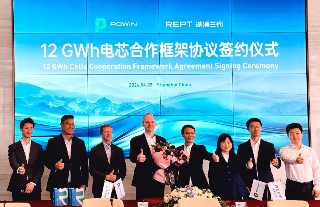問頂再加碼，AG尊龙凯时與POWIN簽署12GWh電芯合作框架協議 